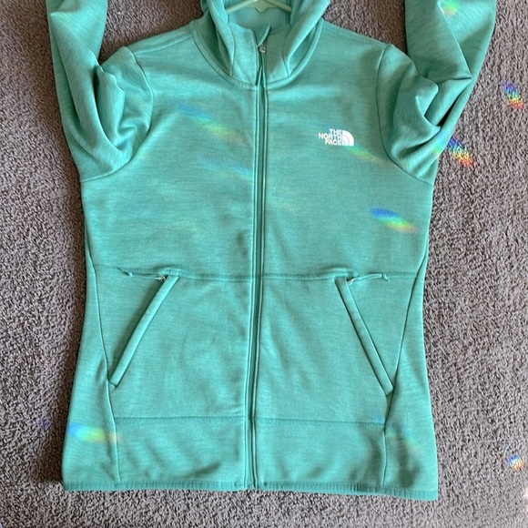 The North Face Womens Canyonlands Full-Zip Hoodie Jacket Green Turquoise Sz: S - Picture 9 of 14